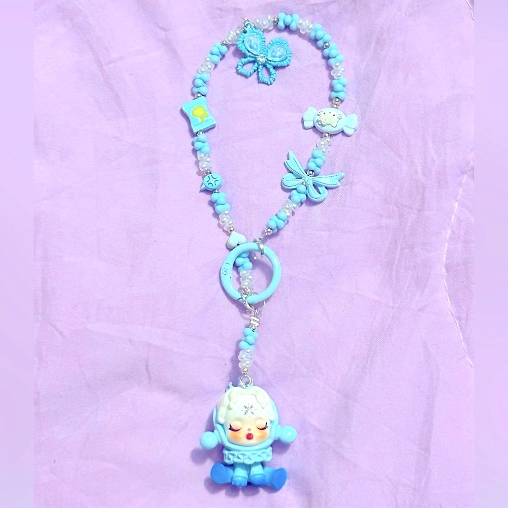 SkullPanda Charm Keychain